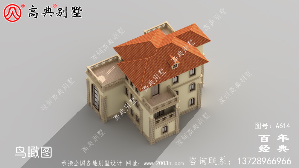 三層鄉村別墅圖紙_別墅設計圖紙,新農村別墅,農村自建房設計