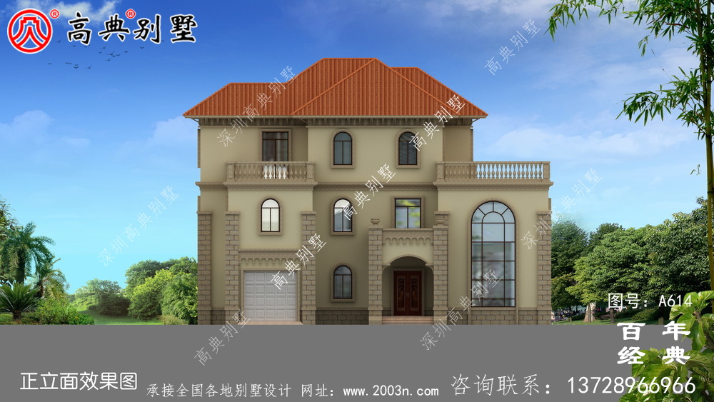 三層鄉村別墅圖紙_別墅設計圖紙,新農村別墅,農村自建房設計