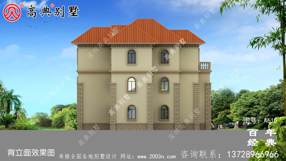 農村三層帶車庫別墅全套圖紙_別墅設計圖紙,新農村別墅,農村自建房設計