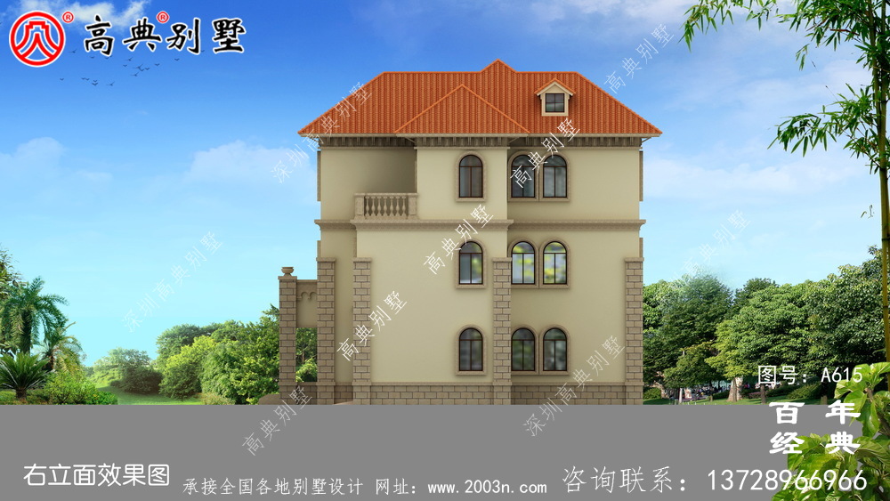 農村三層帶車庫別墅全套圖紙_別墅設計圖紙,新農村別墅,農村自建房設計