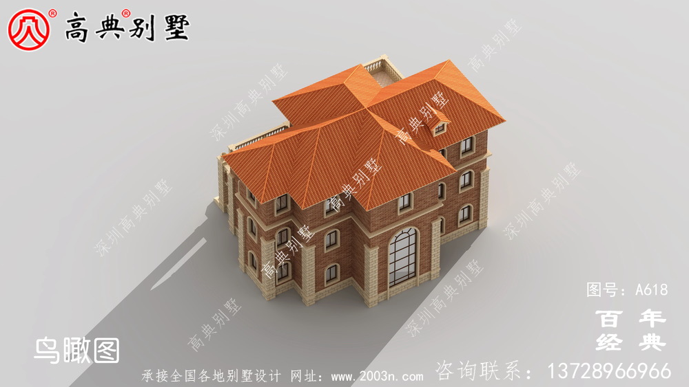 歐式三層帶露臺車庫別墅全套圖紙_別墅設計圖紙,新農村別墅,農村自建房設計