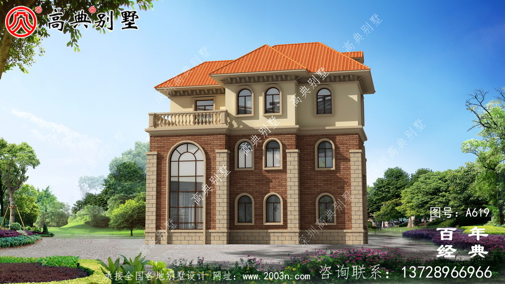 鄉(xiāng)村三層別墅設(shè)計_別墅設(shè)計圖紙,新農(nóng)村別墅,農(nóng)村自建房設(shè)計