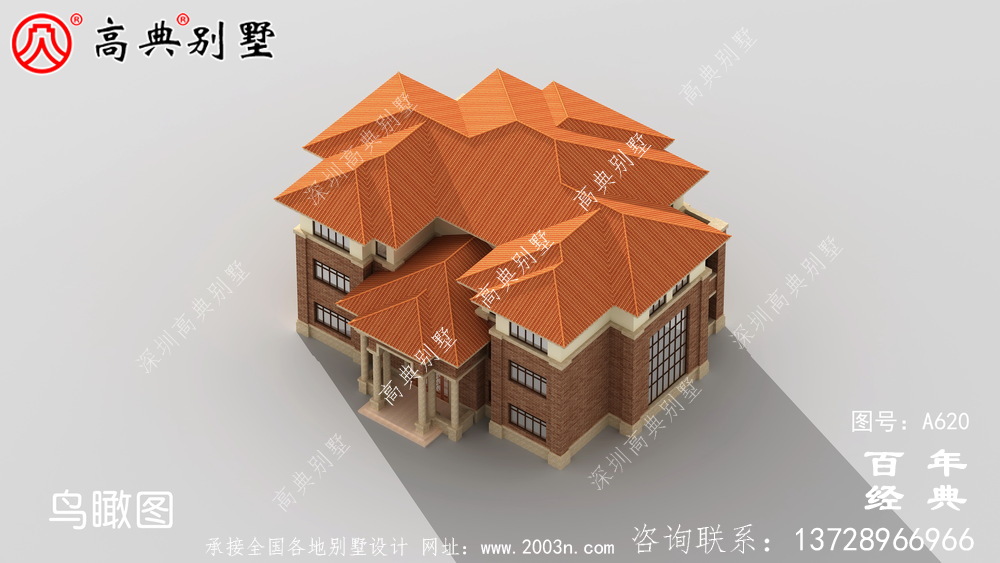經典三層別墅設計_別墅設計圖紙,新農村別墅,農村自建房設計