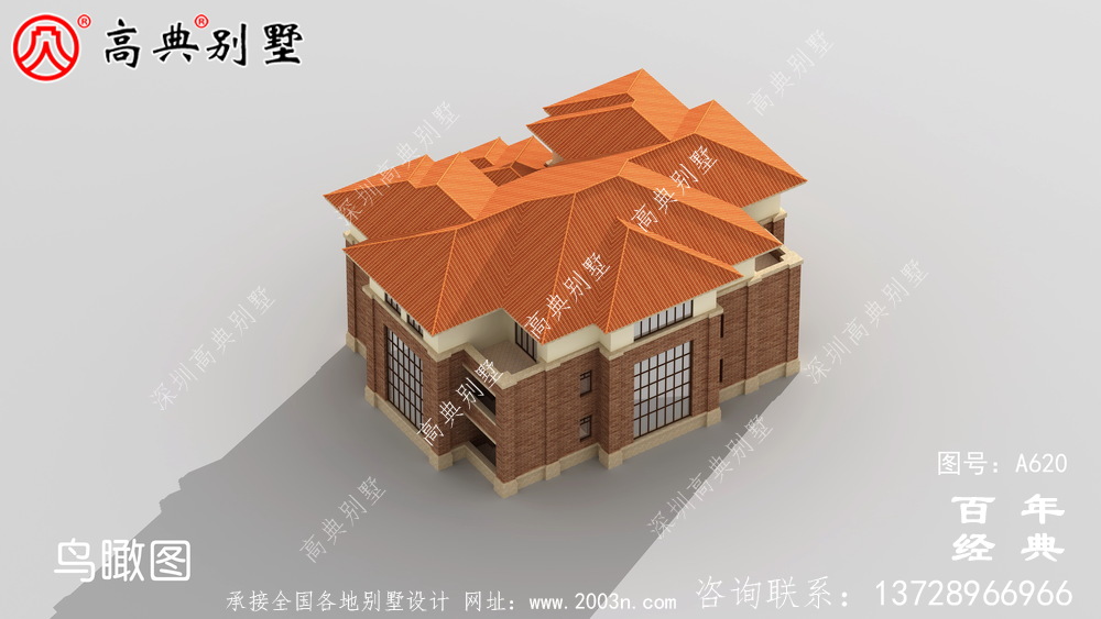 經典三層別墅設計_別墅設計圖紙,新農村別墅,農村自建房設計