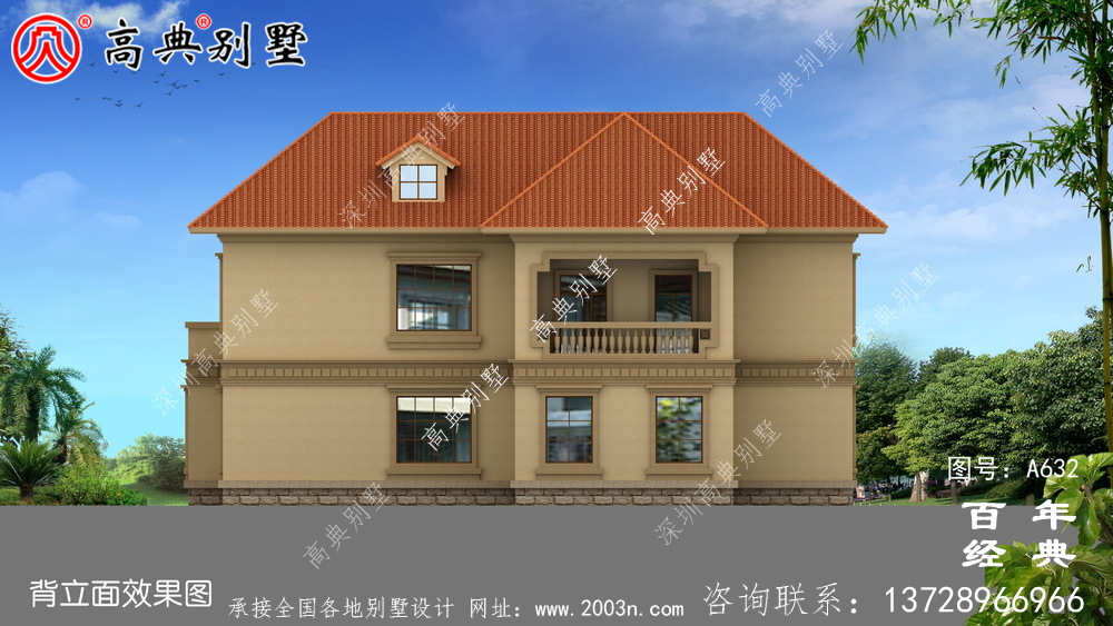 新農(nóng)村兩層帶露臺(tái)車(chē)庫(kù)住宅設(shè)計(jì)_別墅設(shè)計(jì)圖紙,新農(nóng)村別墅,農(nóng)村自建房設(shè)計(jì)