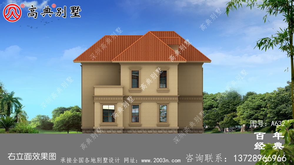 新農(nóng)村兩層帶露臺(tái)車(chē)庫(kù)住宅設(shè)計(jì)_別墅設(shè)計(jì)圖紙,新農(nóng)村別墅,農(nóng)村自建房設(shè)計(jì)