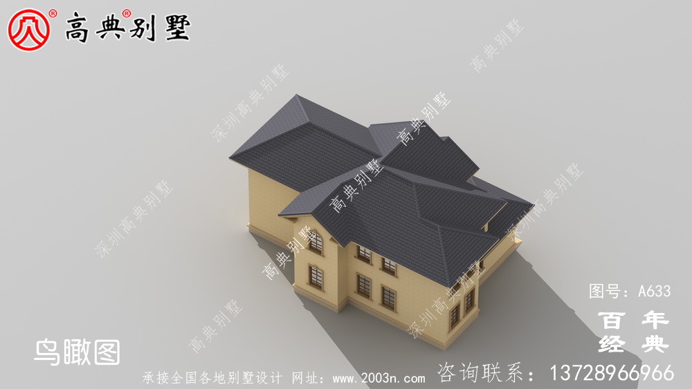 兩層帶車庫(kù)框架結(jié)構(gòu)大氣豪華別墅_別墅設(shè)計(jì)圖紙,房屋設(shè)計(jì)圖