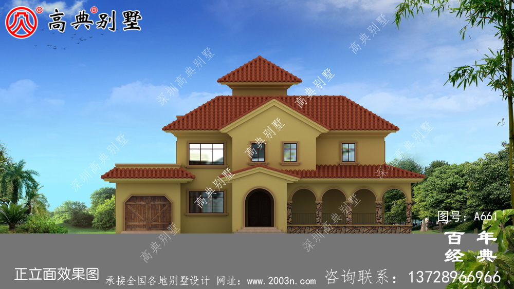 簡易的歐式古典三層帶陽臺小別墅設(shè)計圖紙_新農(nóng)村別墅戶型圖設(shè)計