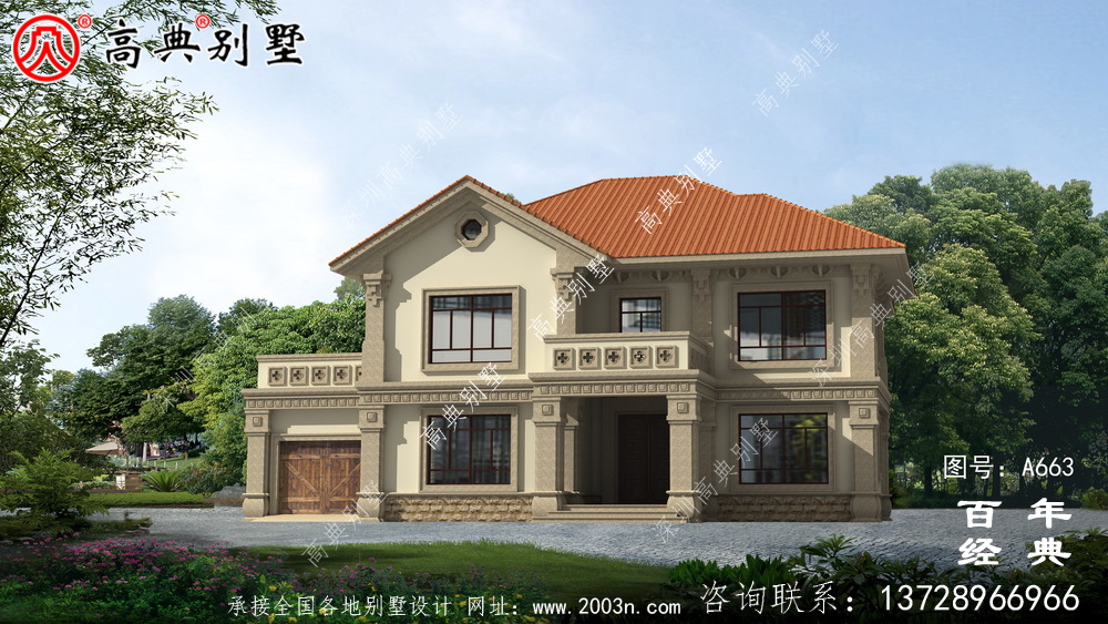 新農村簡易兩層別墅設計圖紙_農村自建小別墅效果圖 新農村簡易兩層別墅設計圖紙_農村自建小別墅效果圖