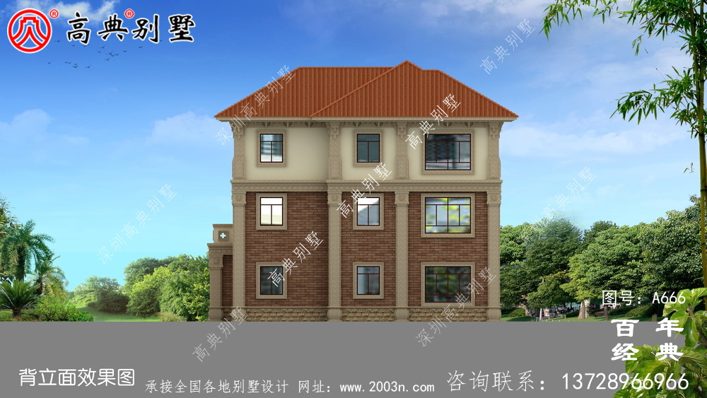 鄉(xiāng)村三層帶停車位適用型小別墅設計圖紙_新農村別墅戶型圖設計