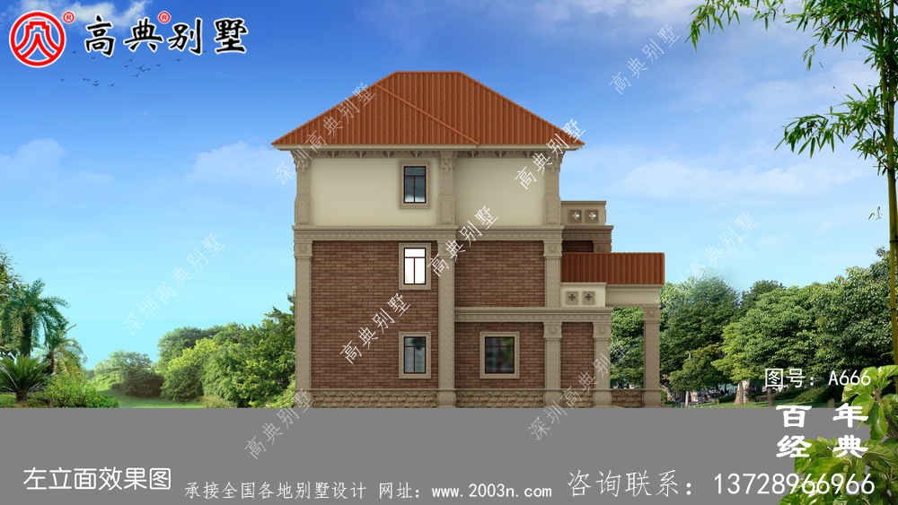 鄉(xiāng)村三層帶停車位適用型小別墅設計圖紙_新農村別墅戶型圖設計
