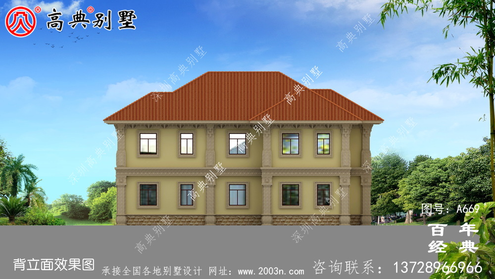 新農村二樓附車庫簡易農村小別墅設計圖_農村二樓建房別墅圖