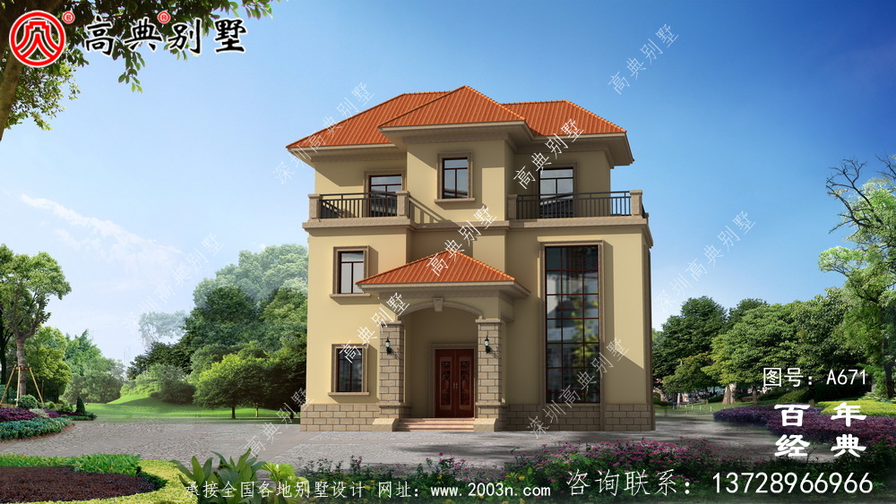 新農(nóng)村建設(shè)三層鄉(xiāng)村別墅設(shè)計(jì)圖紙_農(nóng)村自建小別墅三層外觀圖 新農(nóng)村建設(shè)三層鄉(xiāng)村別墅設(shè)計(jì)圖紙_農(nóng)村自建小別墅三層外觀圖