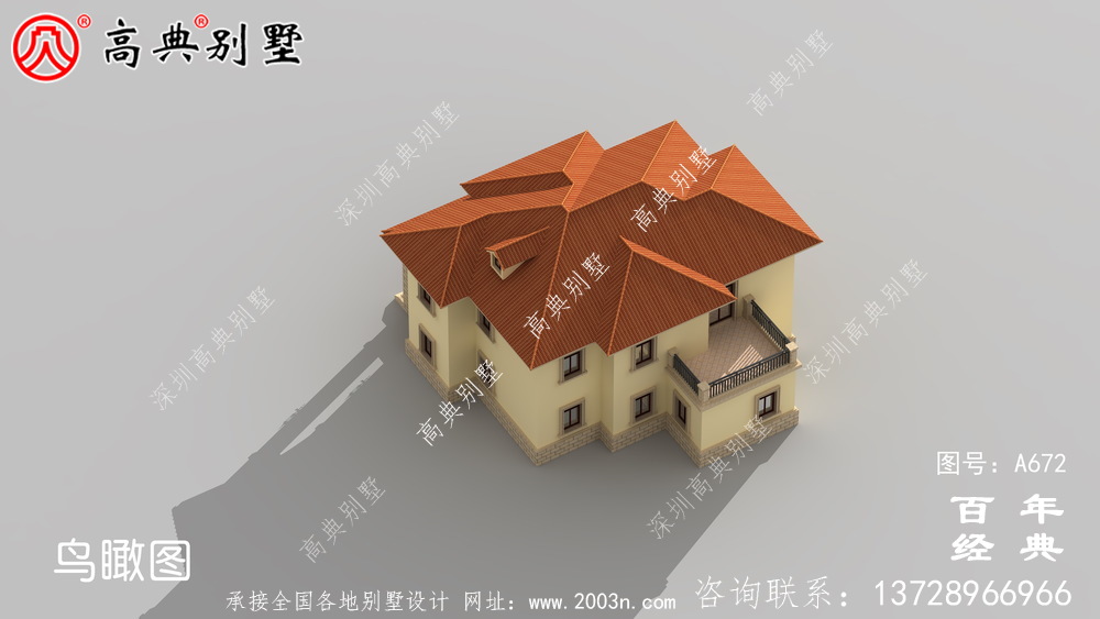 新農(nóng)村二層復(fù)式客廳別墅設(shè)計(jì)圖與效果圖_二層別墅外觀設(shè)計(jì)圖