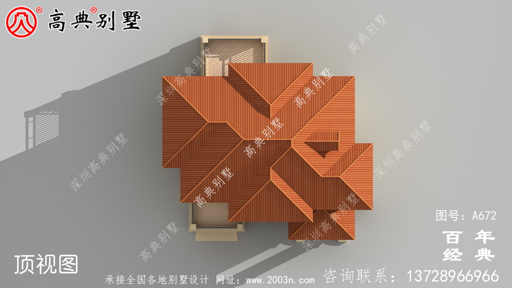 新農(nóng)村二層復(fù)式客廳別墅設(shè)計(jì)圖與效果圖_二層別墅外觀設(shè)計(jì)圖