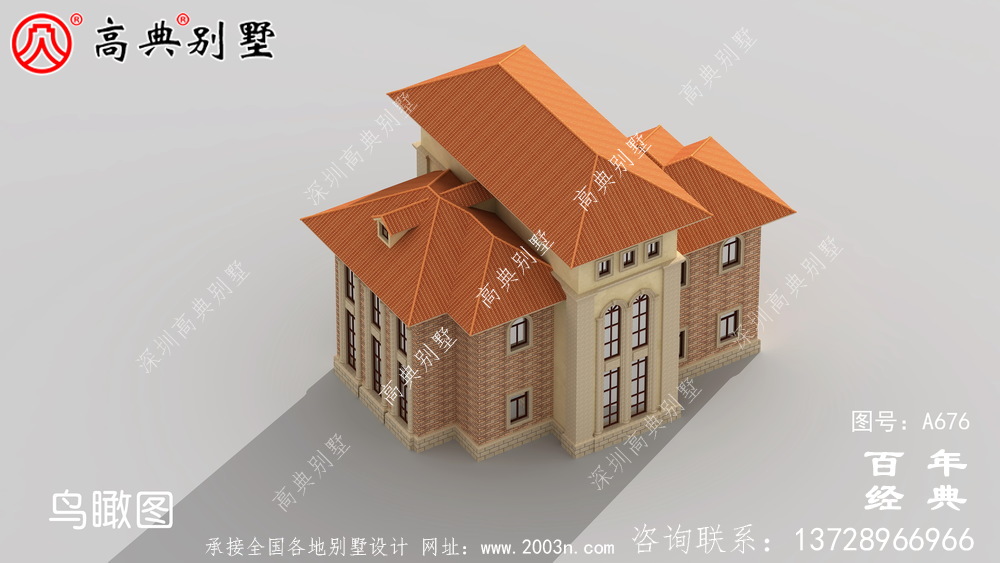 新農村建設三層帶停車位適用型鄉村別墅設計圖紙_鄉村三層自建房設計圖紙