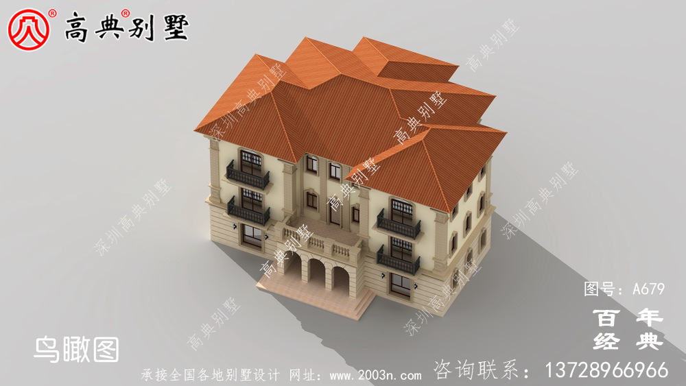 新農(nóng)村三層自建房設(shè)計圖紙帶陽臺_農(nóng)村小別墅外觀效果圖