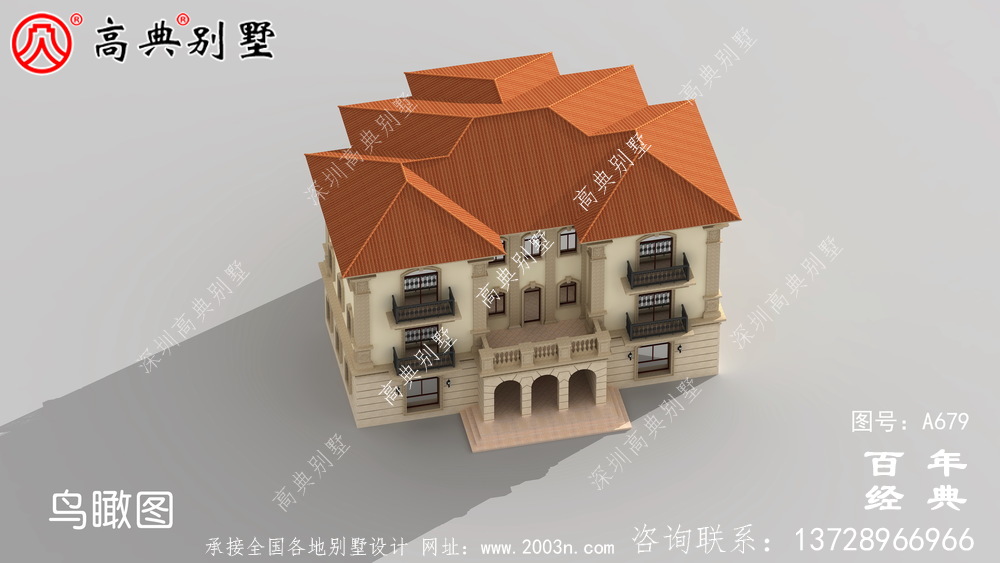 新農(nóng)村三層自建房設(shè)計圖紙帶陽臺_農(nóng)村小別墅外觀效果圖