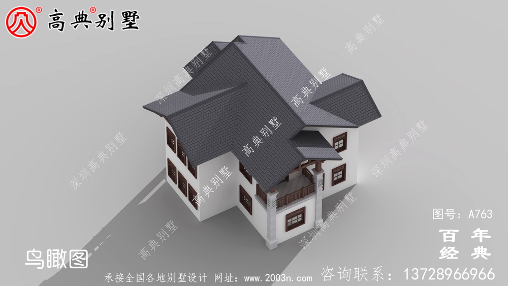 歐式二層別墅設(shè)計效果圖及施工圖紙_別墅設(shè)計圖紙