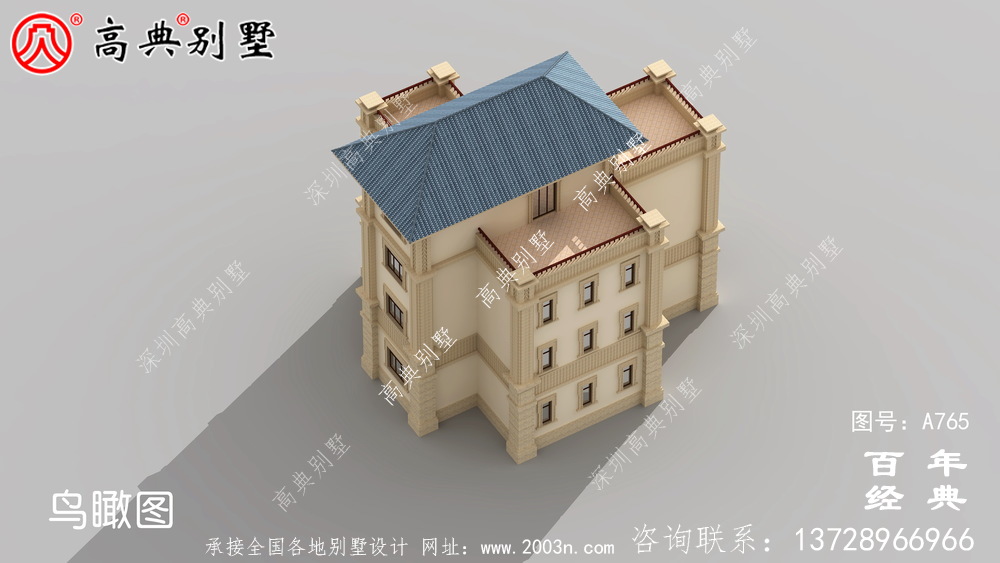 歐式四層復式別墅設計圖紙_歐式自建設計圖紙