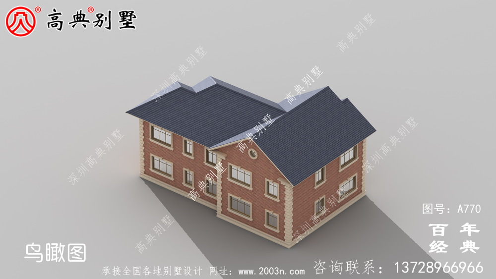 歐式二層車庫別墅設(shè)計(jì)圖與效果圖_別墅設(shè)計(jì)圖