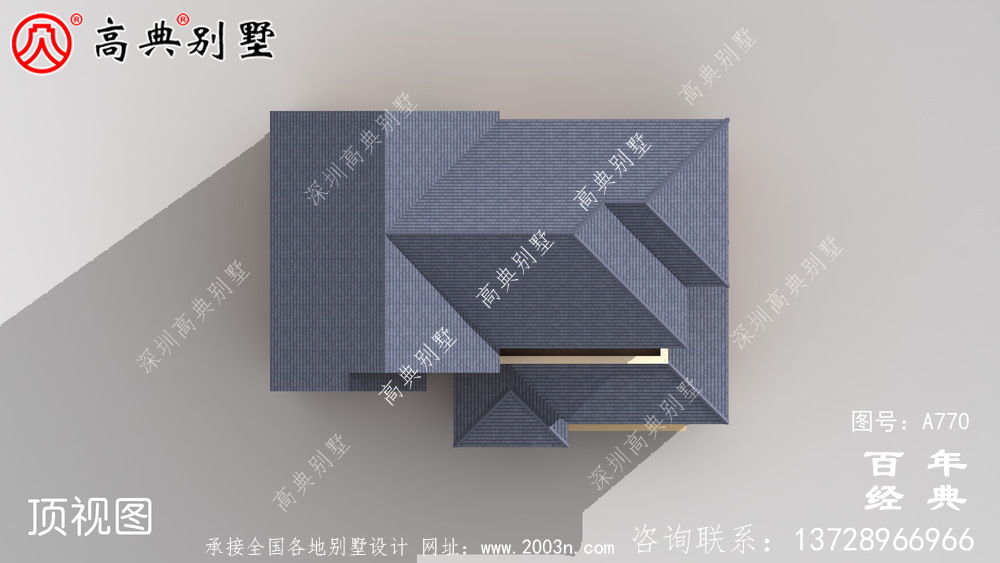 歐式二層車庫別墅設(shè)計(jì)圖與效果圖_別墅設(shè)計(jì)圖