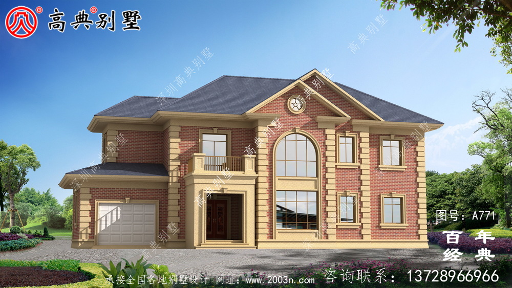 歐式二層車庫別墅設(shè)計(jì)圖與效果圖_ 二層別墅外觀效果圖 歐式二層車庫別墅設(shè)計(jì)圖與效果圖_ 二層別墅外觀效果圖