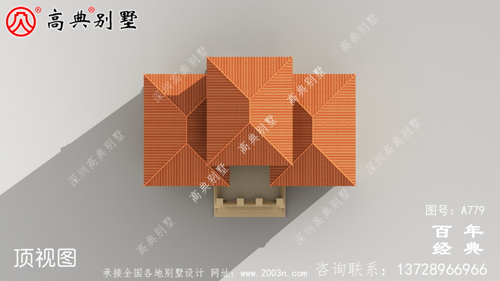歐式四層復式別墅設計圖紙_四層房屋設計效果圖