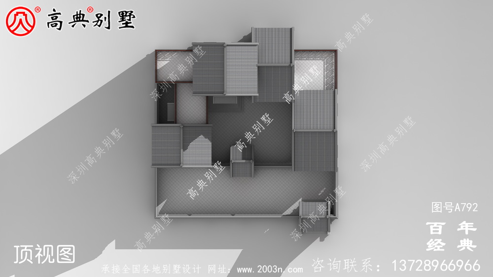現(xiàn)代新中式四層簡(jiǎn)易別墅設(shè)計(jì)圖紙及設(shè)計(jì)效果圖_鄉(xiāng)村四層別墅設(shè)計(jì)圖