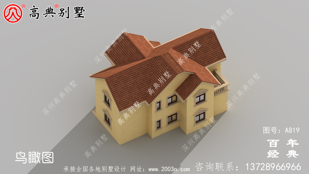 二層歐式小別墅設(shè)計(jì)圖紙及效果圖_農(nóng)村兩層別墅設(shè)計(jì)圖紙