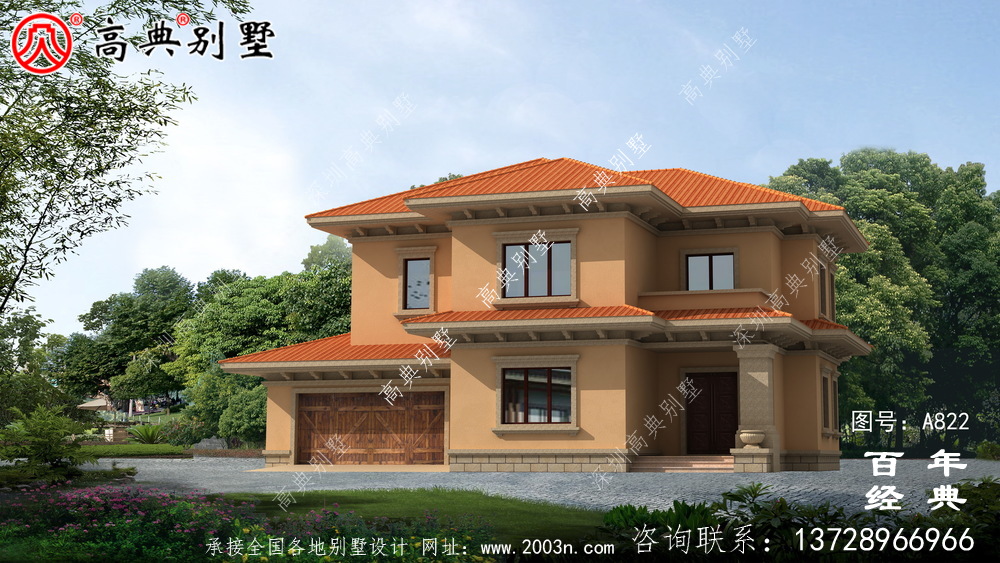 歐式兩層經濟適用房設計圖紙_歐式兩層別墅設計效果圖 歐式兩層經濟適用房設計圖紙_歐式兩層別墅設計效果圖