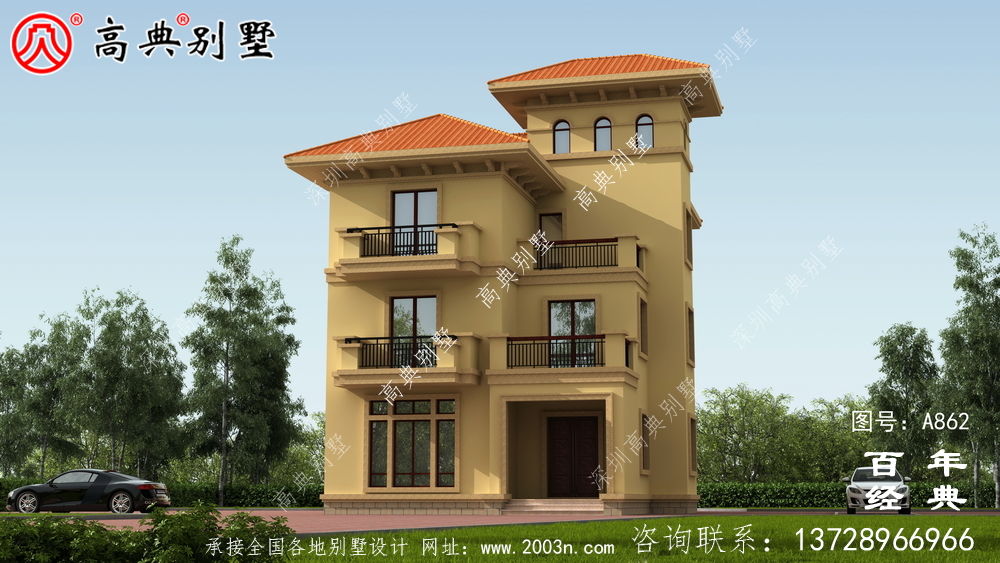 歐式自建四層別墅設計圖紙及效果圖_農村四層別墅設計 歐式自建四層別墅設計圖紙及效果圖_農村四層別墅設計