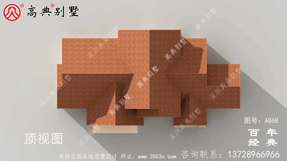 農村兩層帶車庫別墅設計方案施工圖紙及設計效果圖_鄉村兩層設計工程圖紙