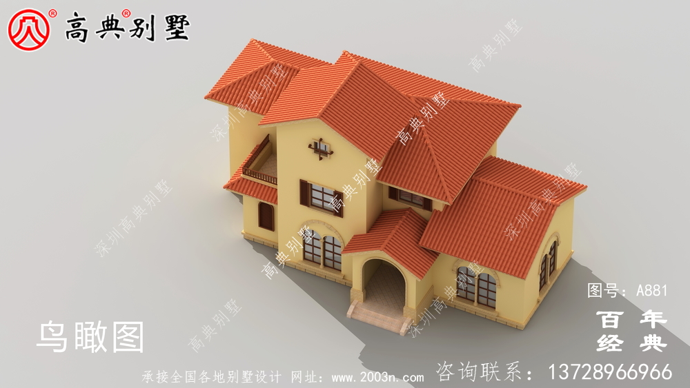 新農(nóng)村二層別墅設(shè)計(jì)圖紙_鄉(xiāng)村雙層建造房屋設(shè)計(jì)效果圖