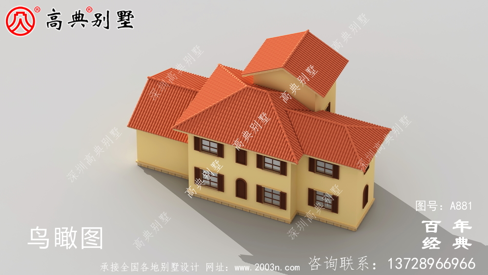 新農(nóng)村二層別墅設(shè)計(jì)圖紙_鄉(xiāng)村雙層建造房屋設(shè)計(jì)效果圖