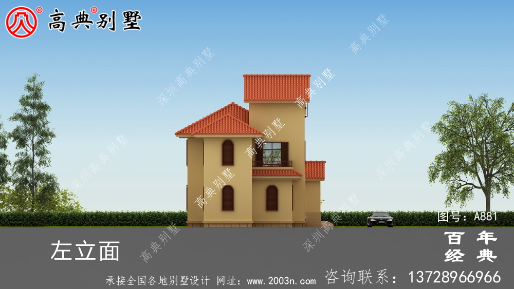 新農(nóng)村二層別墅設(shè)計(jì)圖紙_鄉(xiāng)村雙層建造房屋設(shè)計(jì)效果圖