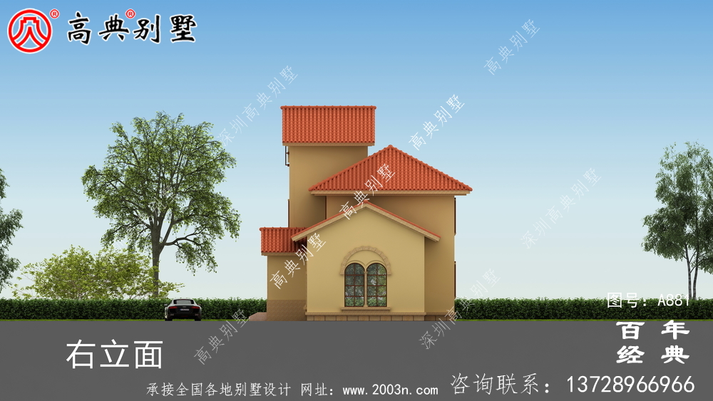 新農(nóng)村二層別墅設(shè)計(jì)圖紙_鄉(xiāng)村雙層建造房屋設(shè)計(jì)效果圖