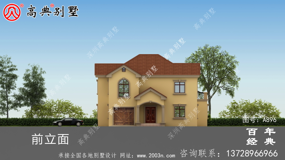 新農(nóng)村二層別墅施工圖及效果圖_農(nóng)村二層別墅設(shè)計(jì)圖
