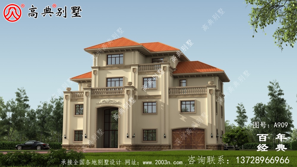 歐式豪華四層車庫別墅設(shè)計圖與效果圖_四層別墅設(shè)計圖 歐式豪華四層車庫別墅設(shè)計圖與效果圖_四層別墅設(shè)計圖