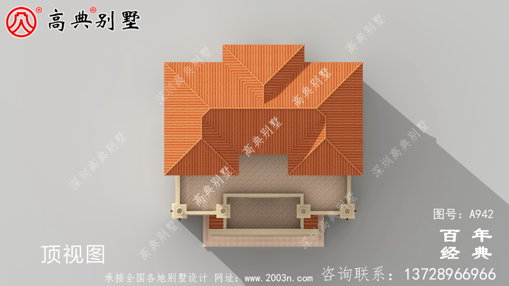 歐式豪華復式四層別墅設計效果圖及施工圖紙_歐式豪華四層別墅