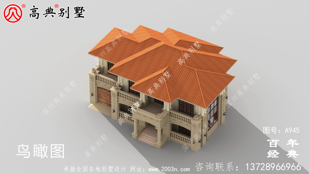 新農村簡易兩層別墅設計圖紙及效果圖_農村兩層自建住宅設計圖紙