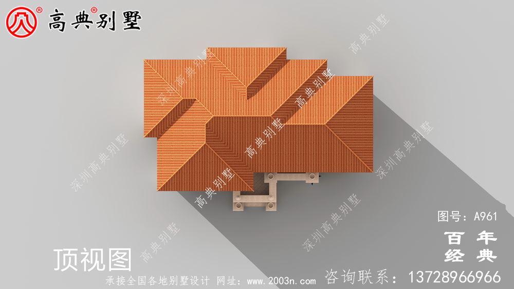 兩層帶車庫的農村別墅設計圖紙及效果圖_兩層農村自建別墅設計圖