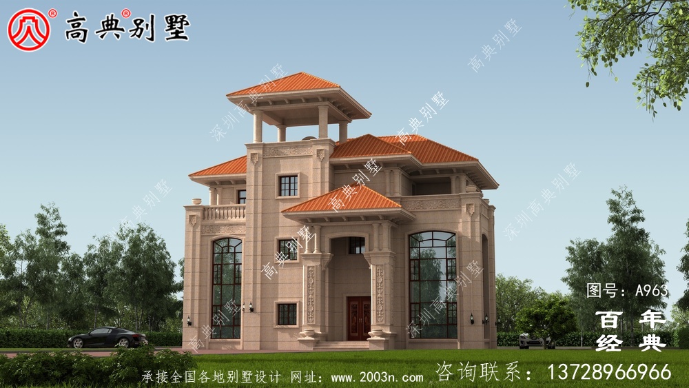 復(fù)式三層農(nóng)村別墅外觀效果圖與施工圖設(shè)計(jì)_農(nóng)村三層別墅設(shè)計(jì)圖 復(fù)式三層農(nóng)村別墅外觀效果圖與施工圖設(shè)計(jì)_農(nóng)村三層別墅設(shè)計(jì)圖