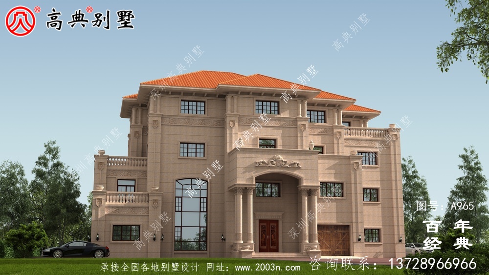 歐式高檔四層復式別墅設計圖紙及效果圖_四層別墅設計圖 歐式高檔四層復式別墅設計圖紙及效果圖_四層別墅設計圖