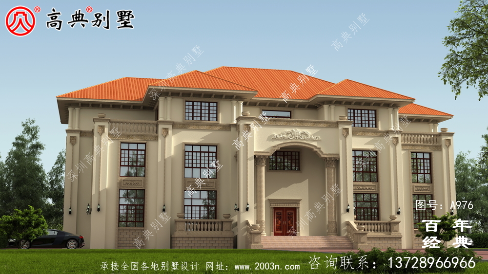 三層豪華歐式別墅設計圖及效果圖_三層農村別墅設計圖 三層豪華歐式別墅設計圖及效果圖_三層農村別墅設計圖