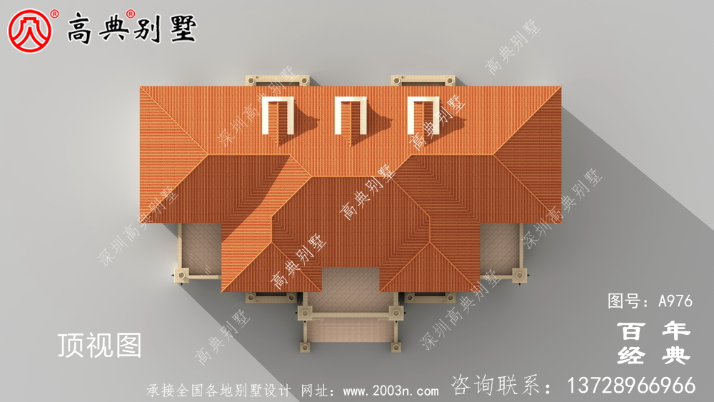 三層豪華歐式別墅設計圖及效果圖_三層農村別墅設計圖