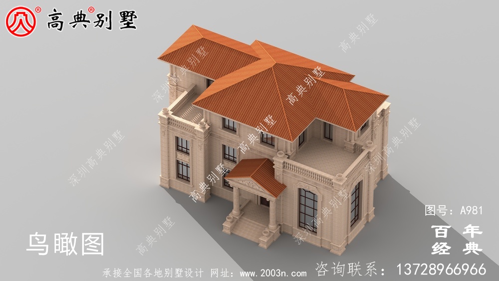 歐式三層復(fù)式別墅帶露臺(tái)設(shè)計(jì)圖紙及效果圖_鄉(xiāng)村三層別墅設(shè)計(jì)圖