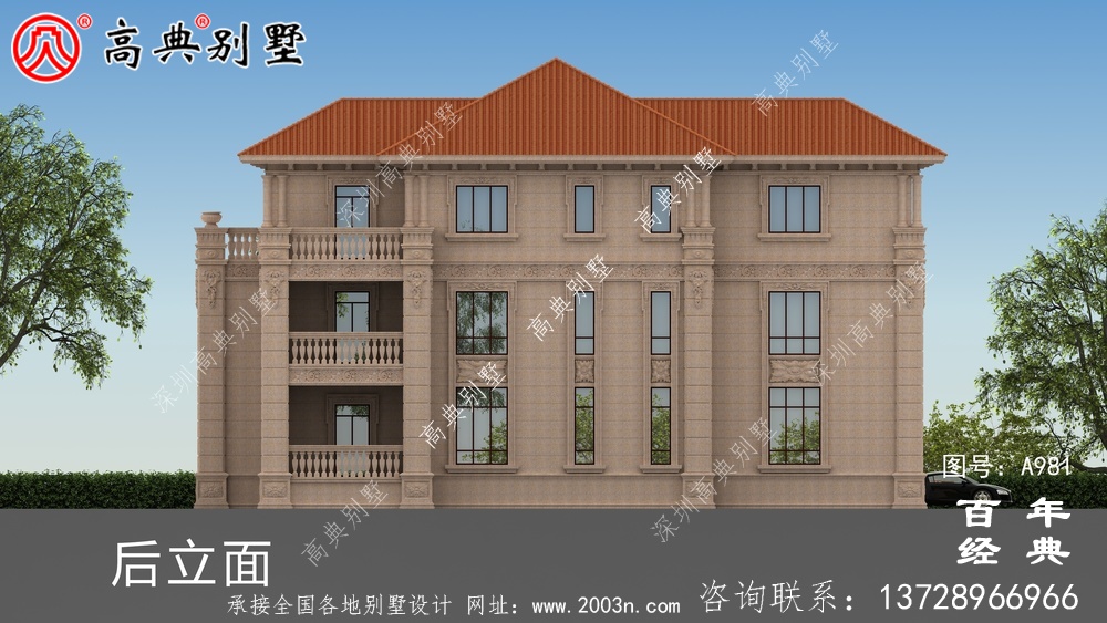 歐式三層復(fù)式別墅帶露臺(tái)設(shè)計(jì)圖紙及效果圖_鄉(xiāng)村三層別墅設(shè)計(jì)圖