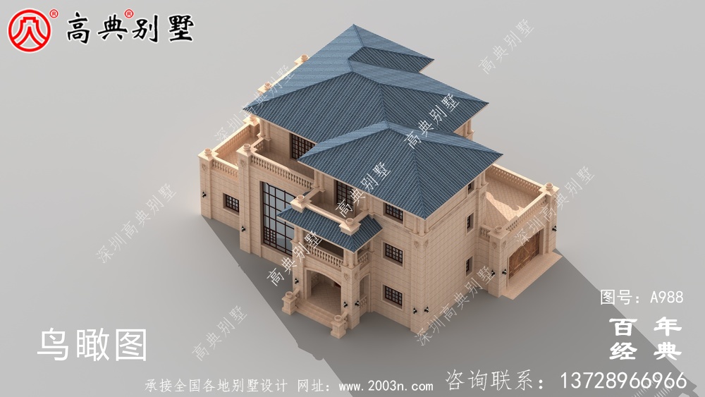 三層復(fù)式歐式別墅設(shè)計圖紙及效果圖_農(nóng)村三層房屋設(shè)計圖