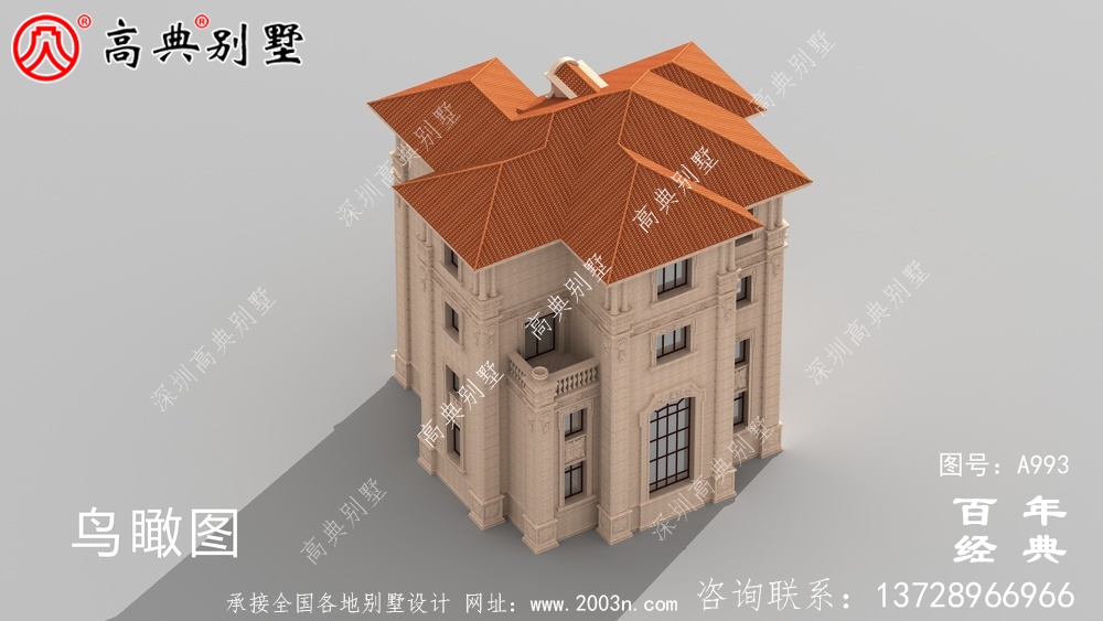 四層歐式復式別墅設計圖施工圖_四層別墅設計圖